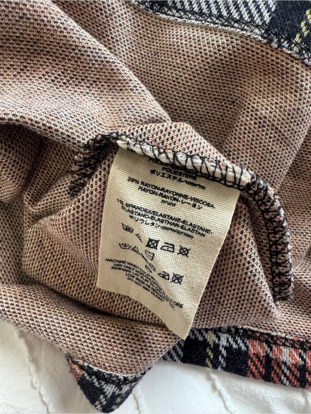 Free People Plaid Pinafore Mini Dress - Size M